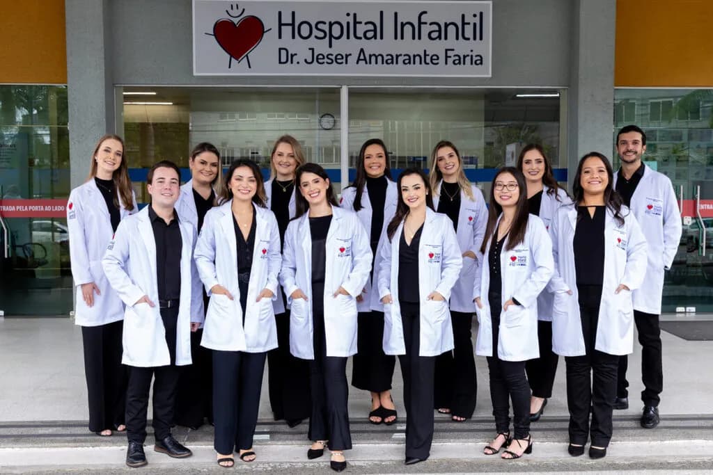 Hospital Infantil de Joinville anuncia 21 vagas para residência médica com foco em Pediatria