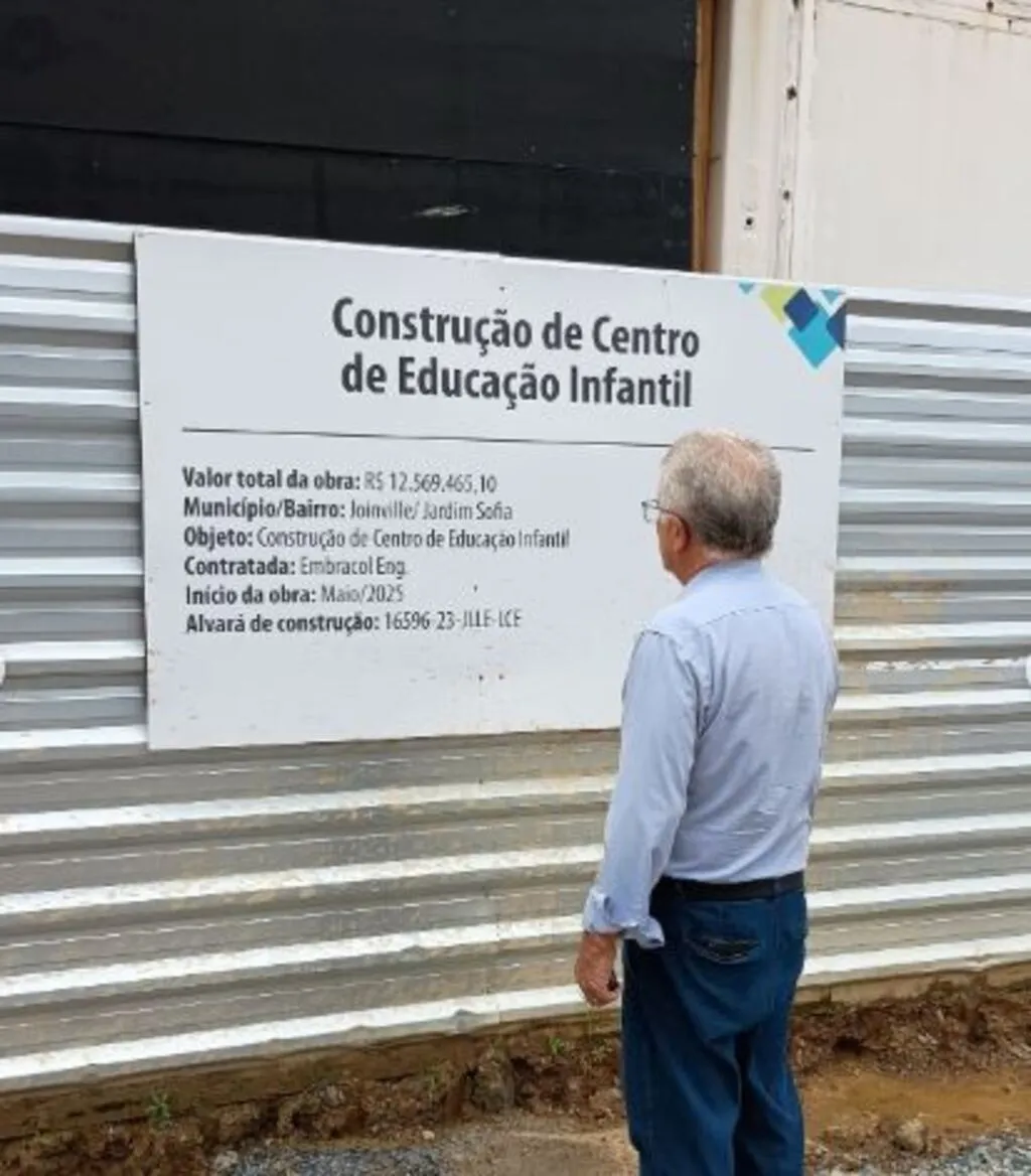 Obras de sete CEIs atrasam em Joinville