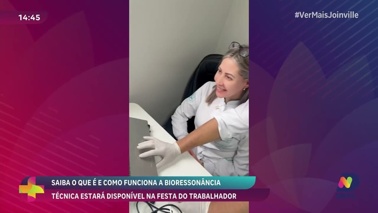 Biorressonância será uma das atrações na Festa do Trabalhador em Joinville