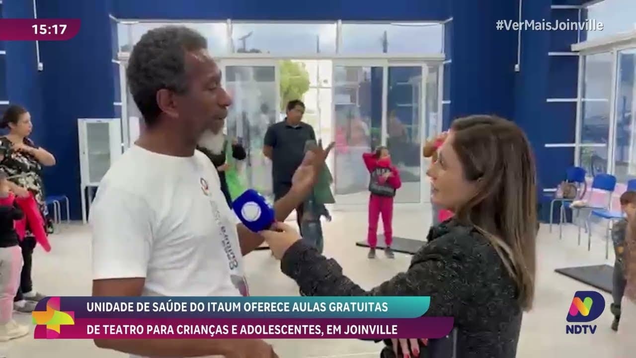 Teatro Gratuito em Unidade de Saúde de Joinville Promove Bem-Estar e Cultura para Jovens