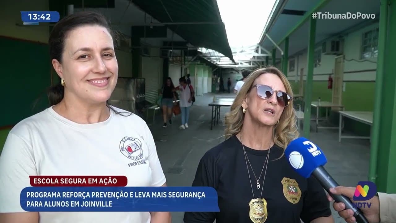 Programa Escola Segura reforça proteção de alunos em Joinville