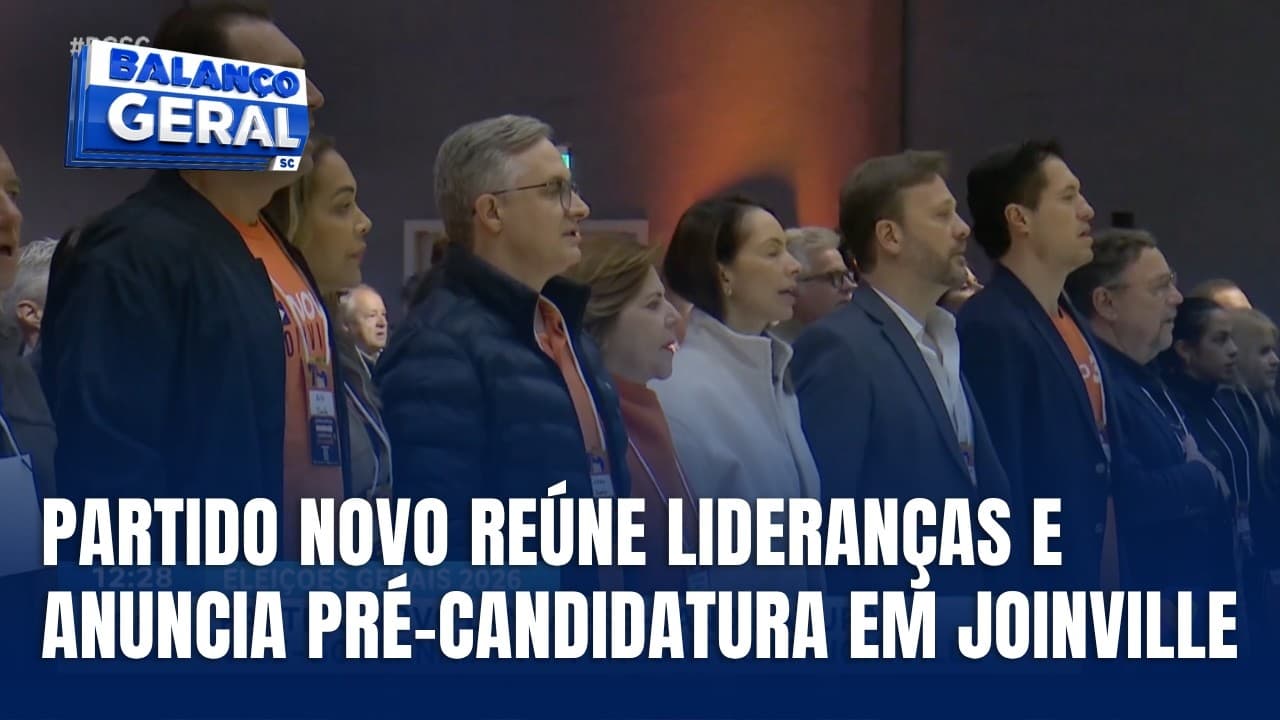Partido Novo anuncia pré-candidato a vice-governador em encontro estratégico em Joinville