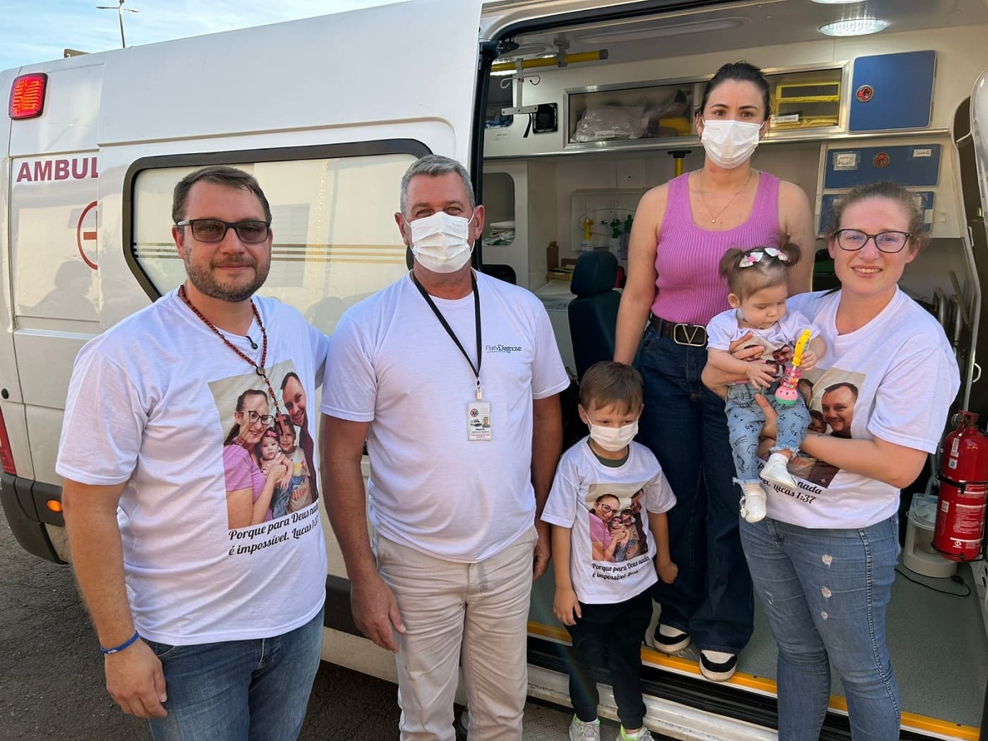 Secretaria de Saúde de Jardinópolis disponibiliza ambulância para buscar pequena Vitória em Joinville - MUNICÍPIO de Jardinópolis