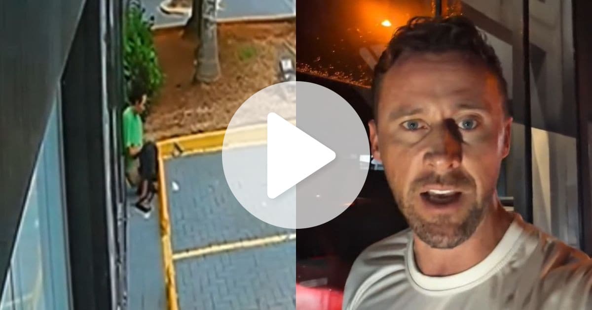 ‘Cagada de vagabundo’: deputado se revolta após homem defecar em frente a comércio em Joinville