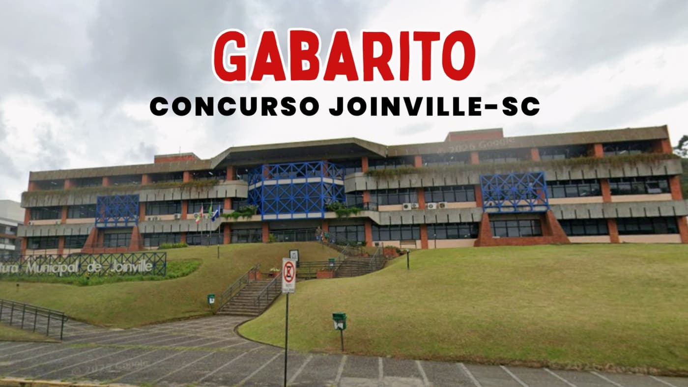 Concurso em Joinville: Gabaritos das provas para 707 vagas serão divulgados nesta segunda-feira