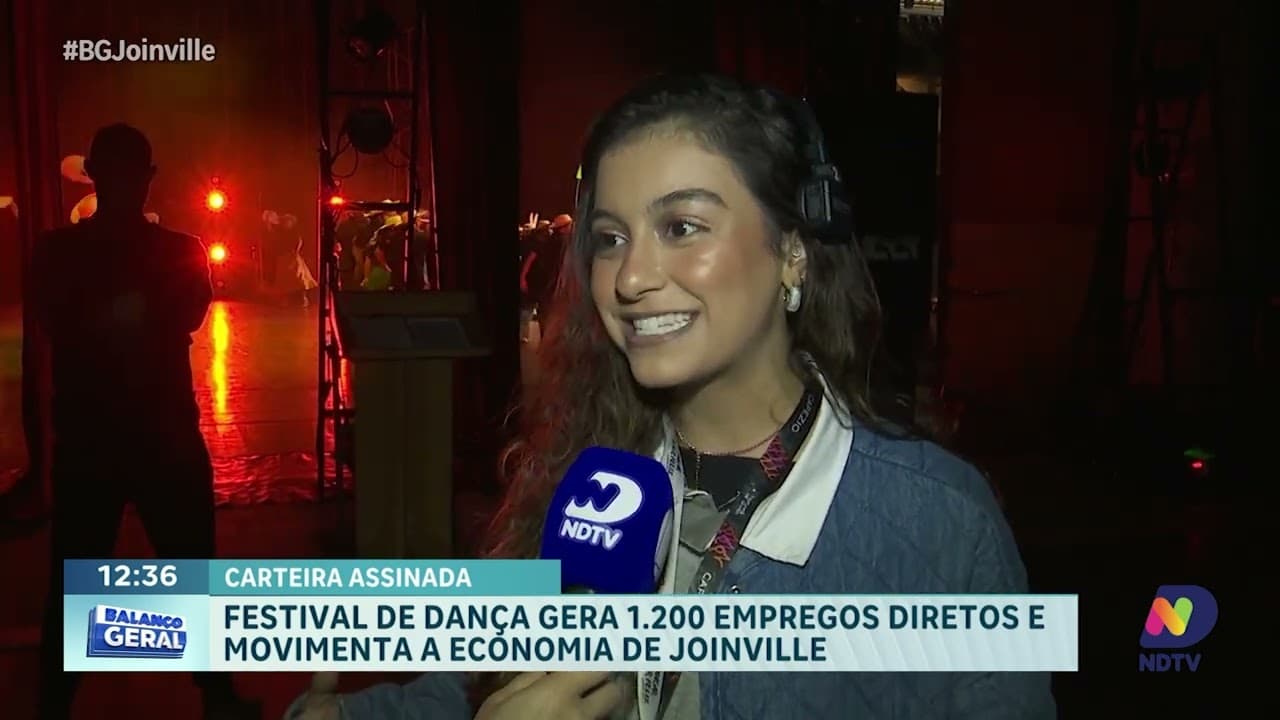 Festival de Dança de Joinville gera mais de mil empregos e impulsiona a economia local