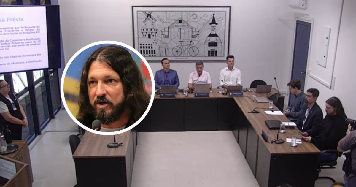 Processo por quebra de decoro avança e vereador é notificado para se defender em Joinville