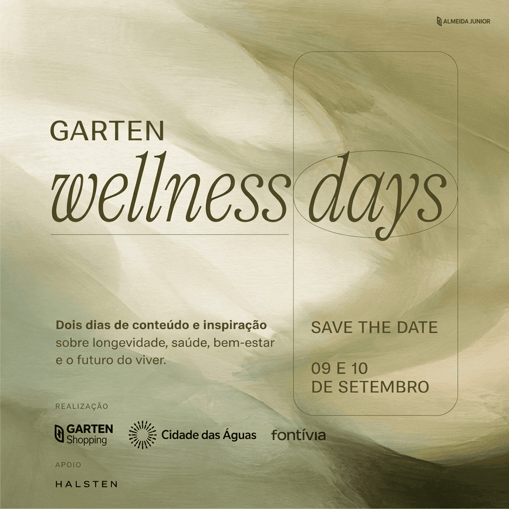 Garten Wellness Days reúne programação gratuita sobre saúde, bem-estar e longevidade em Joinville