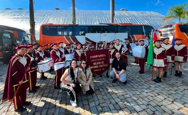 Escolas de Joinville Brilham e Conquistam Títulos em Concurso de Bandas e Fanfarras em Gaspar